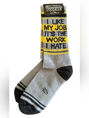 NWT Gumball Poodle Socks fun work coworker friend retirement gift boss employee
